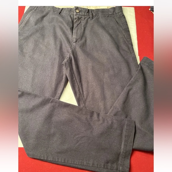 GRAYERS 34 blue PANTS CHINOS FLAT FRONT Cotton BLEND stretchy Soft mens chino 34 - Picture 8 of 11